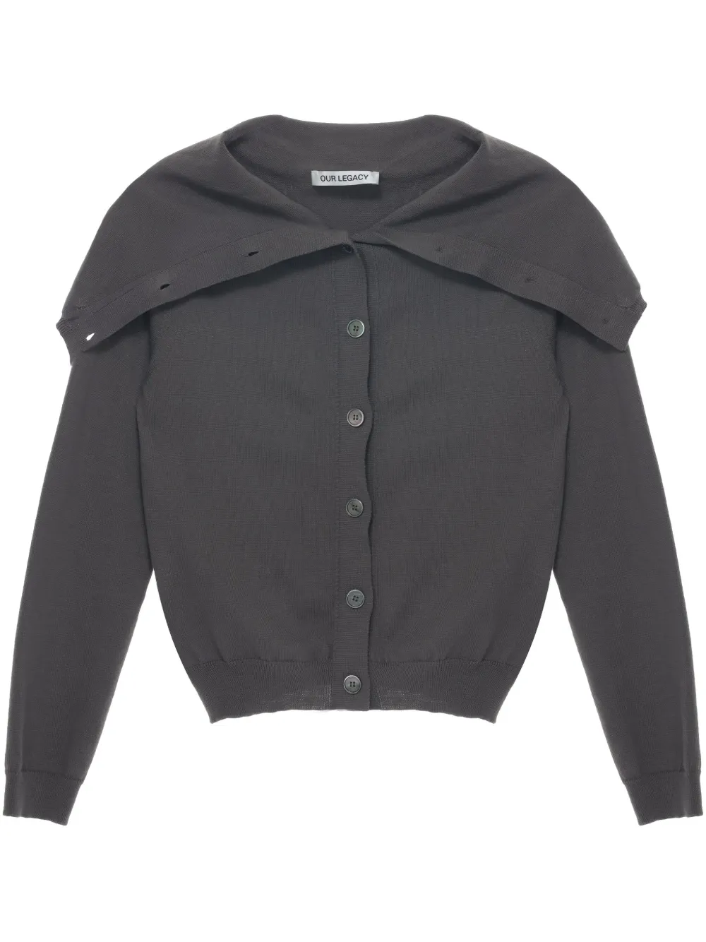 OUR LEGACY knitted cardigan - Verde