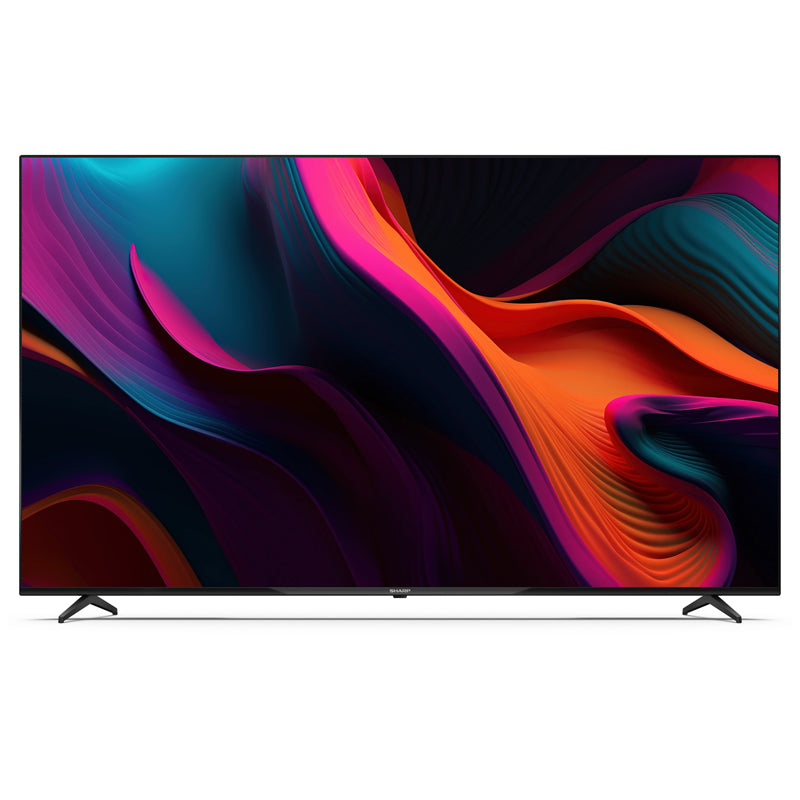 Sharp 70gl4260e - 70 google tv 4k led - frameless - tv sat certificato - hdr - audio harman kardon - black - it