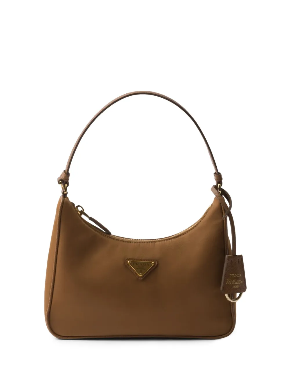 Prada Borsa a spalla Re-Edition mini 2005 - Marrone