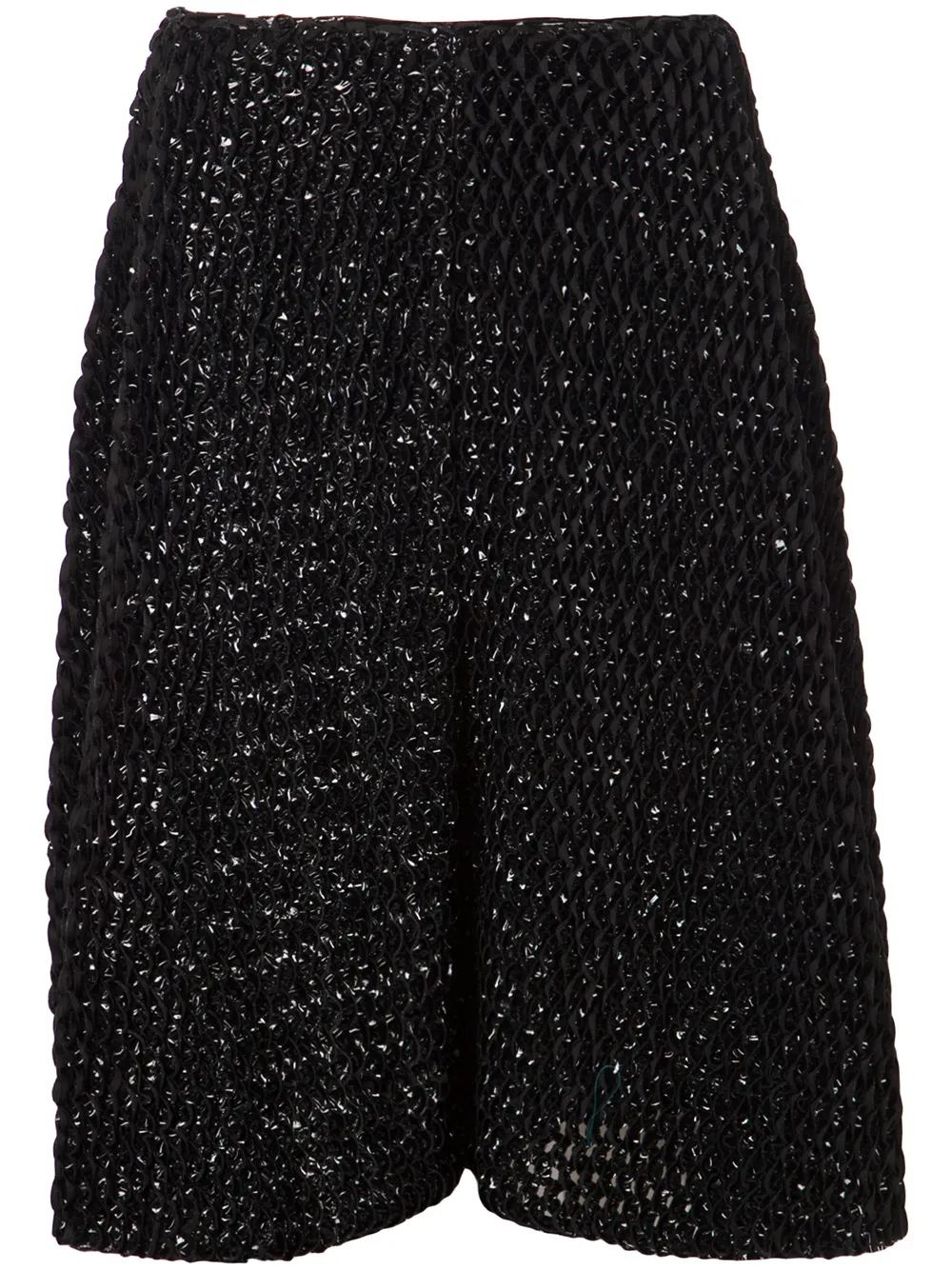 Noir Kei Ninomiya textured skirt - Nero