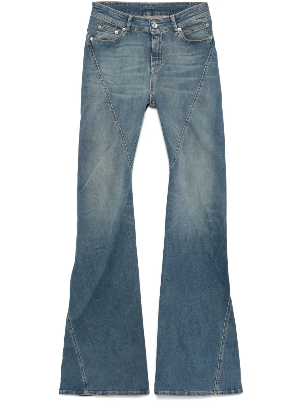 Rick Owens DRKSHDW Jeans svasati - Blu