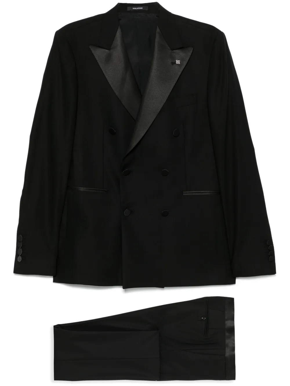 Tagliatore double-breasted suit - Nero