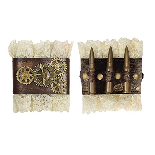 W Widmann Milano Party Fashion- Steampunk Braccialetti Donna, Multicolore, 9775