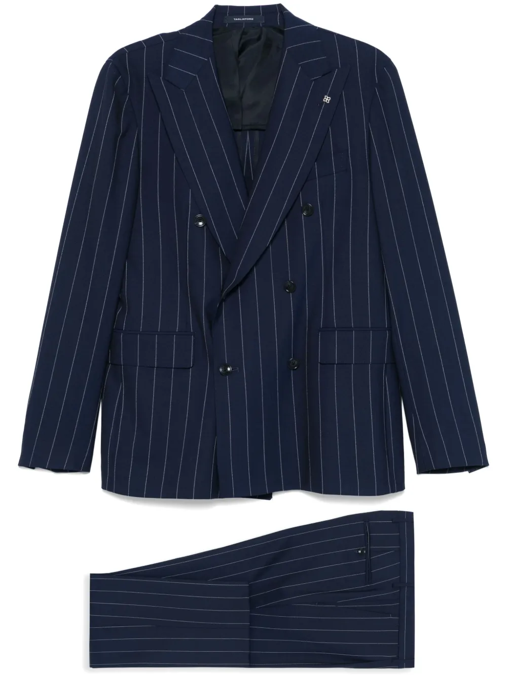 Tagliatore virgin wool suit - Blu
