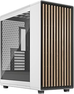Pc- case fractal design north xl chalk white tg clear