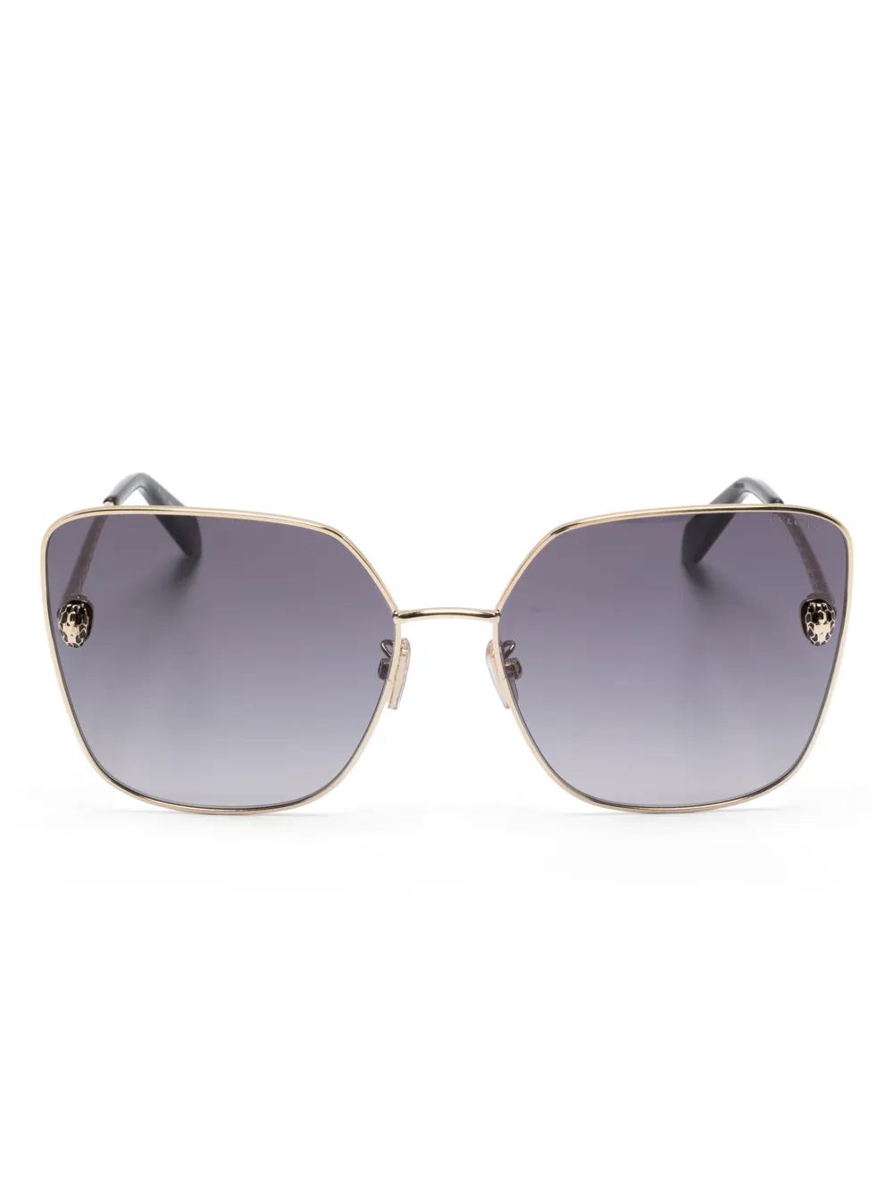 Bvlgari Occhiali da sole Serpenti oversize - Oro