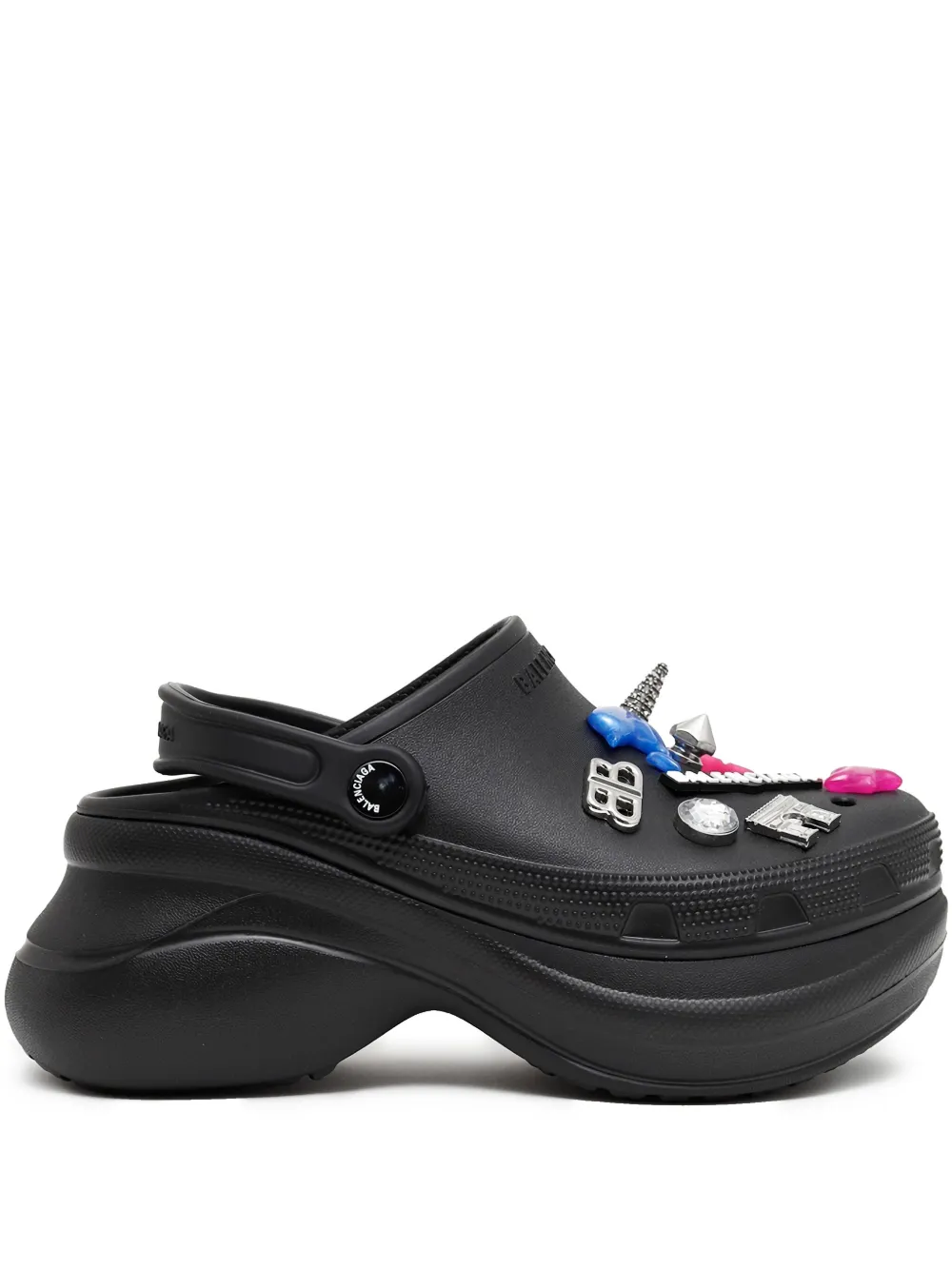 Balenciaga x Crocs Jibbitz mules - Nero