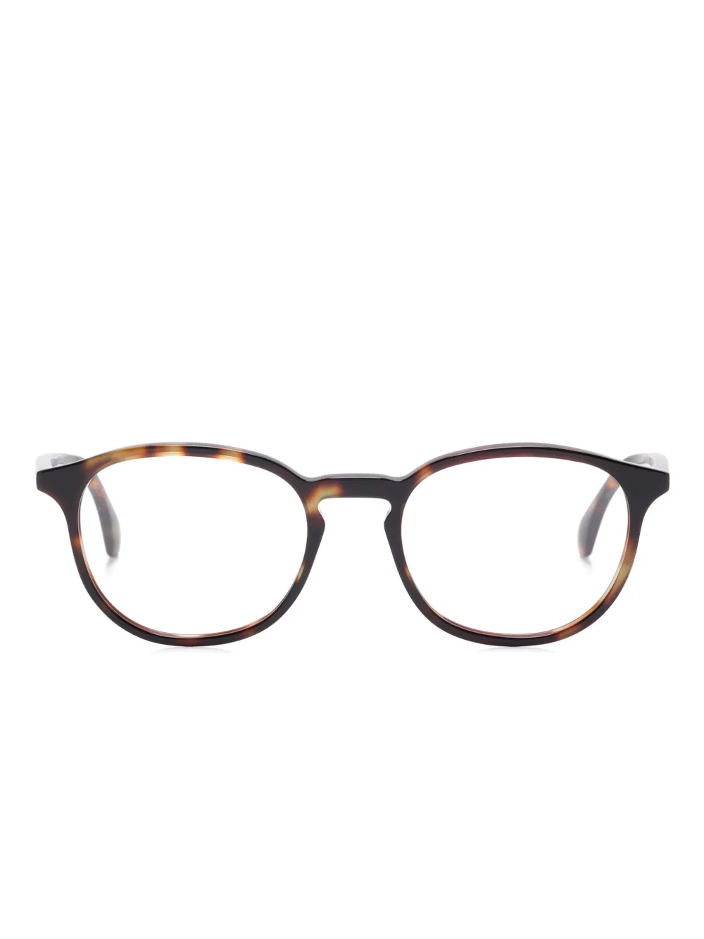Gucci Eyewear pantos-frame glasses - Marrone