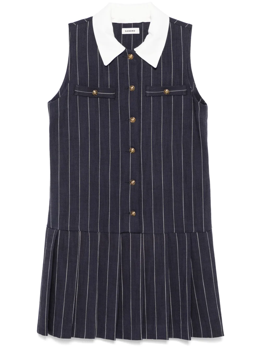 SANDRO Dolla mini dress - Blu