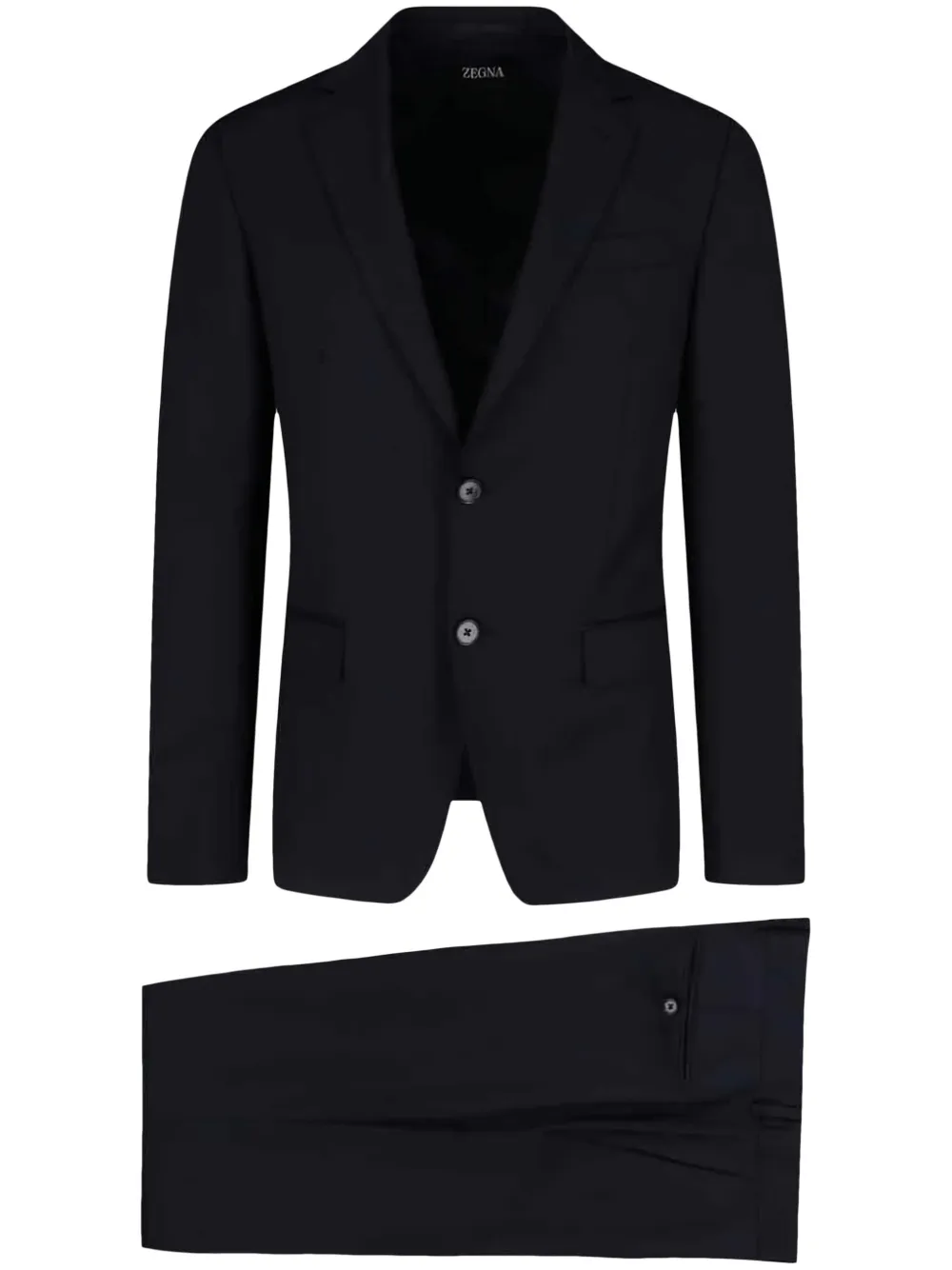 Zegna single breasted suit - Blu