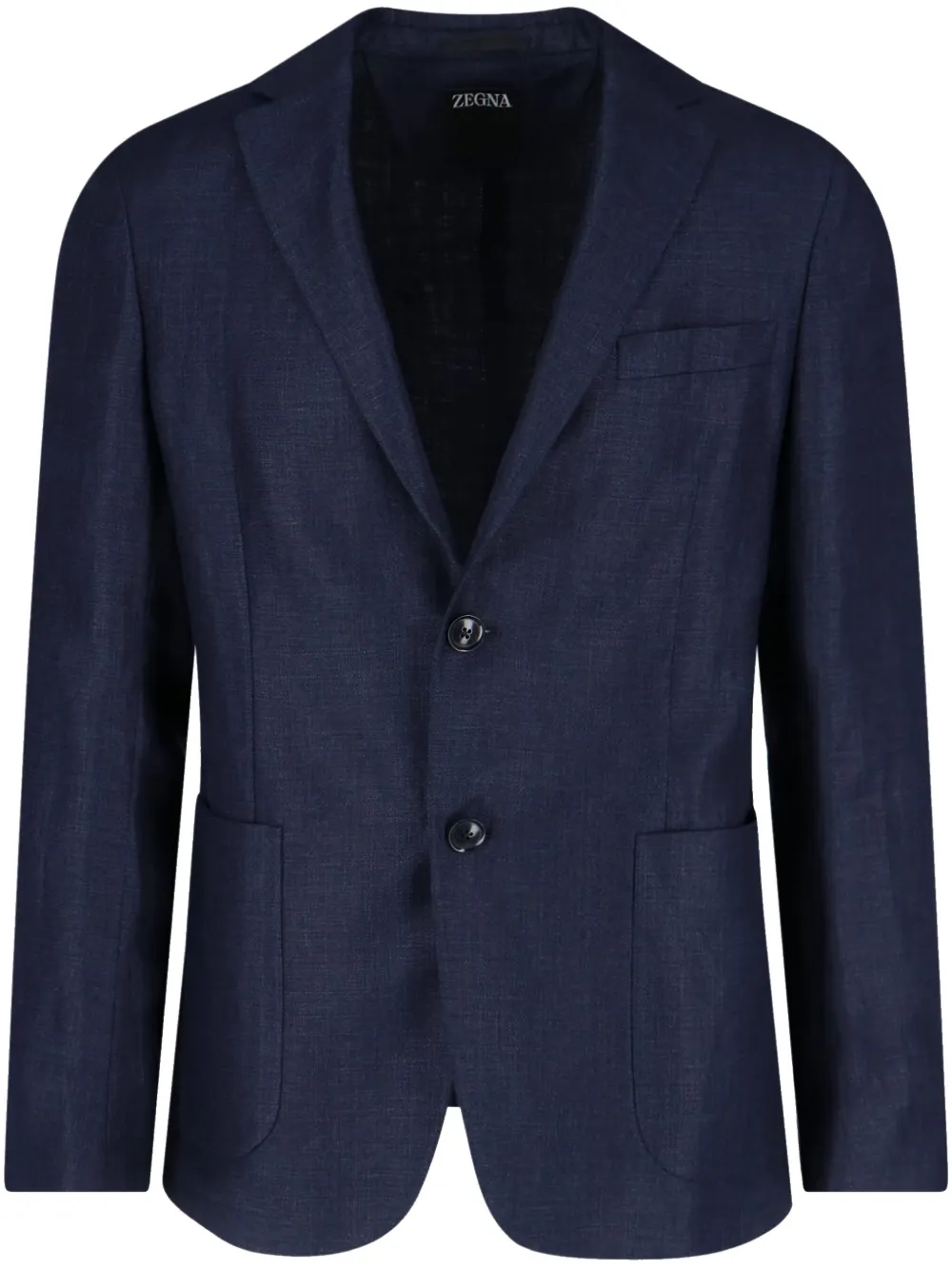 Zegna single breasted blazer - Blu