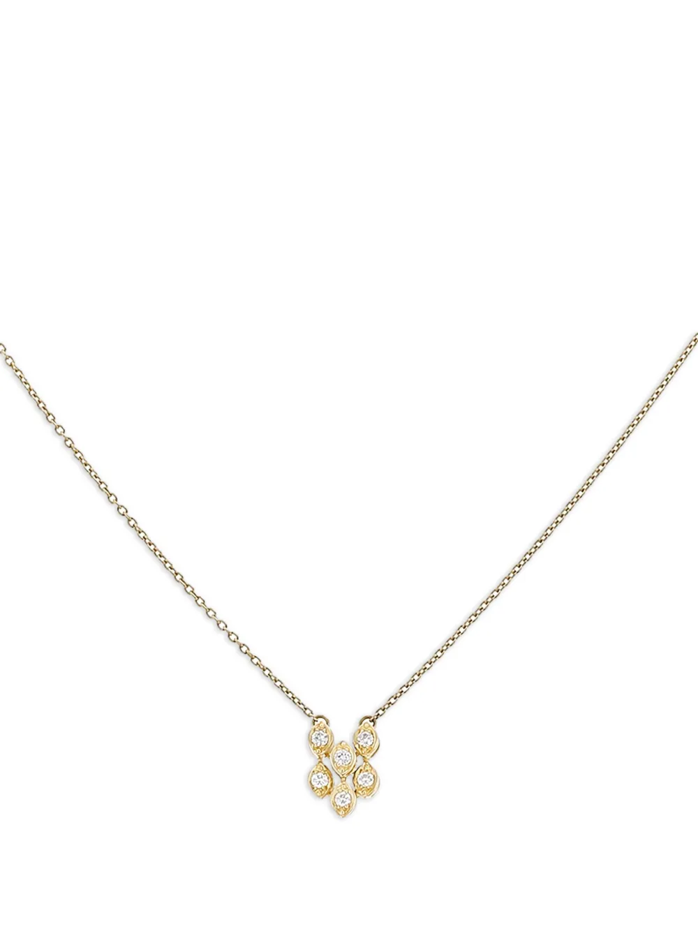 Christian Dior Pre-Owned yellow gold and diamond necklace - Oro