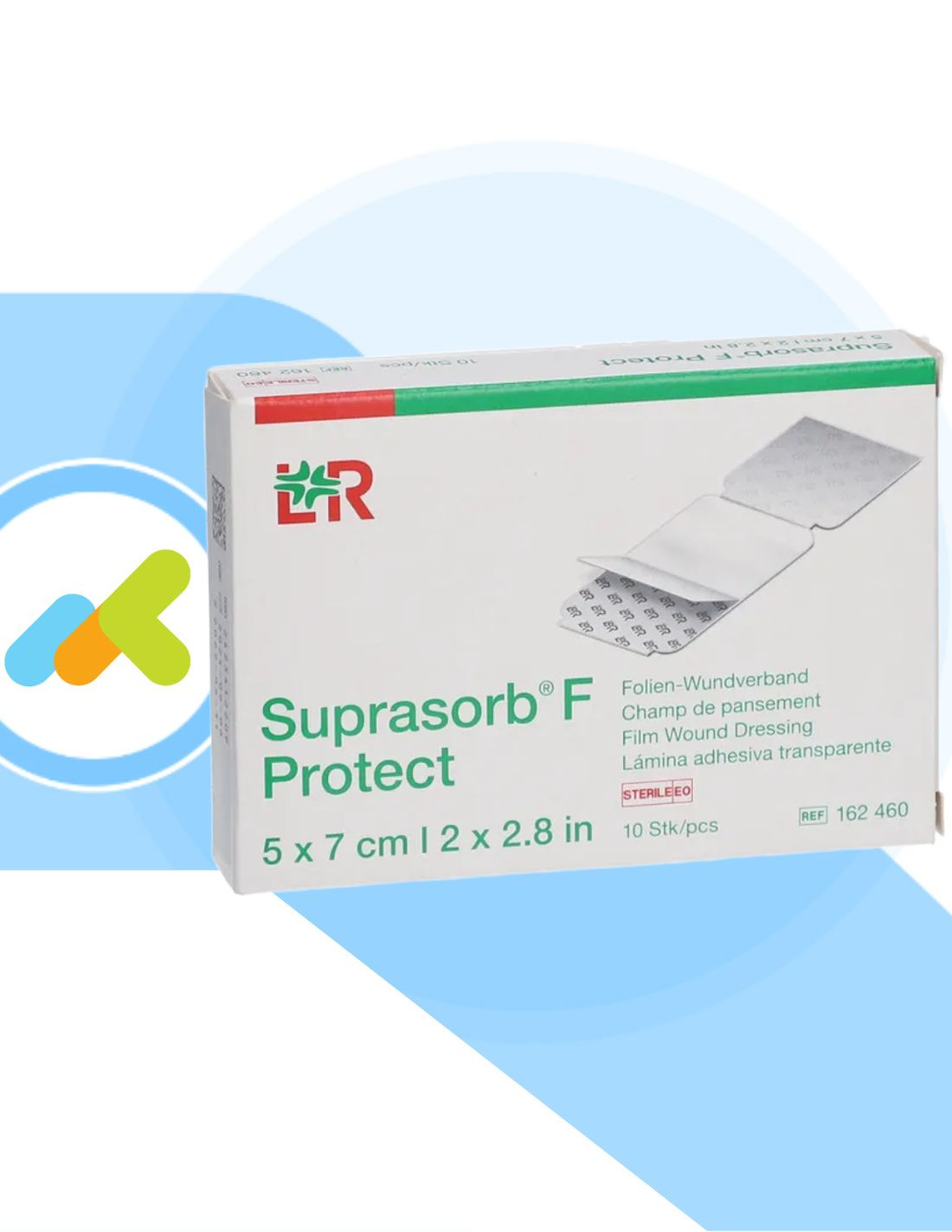 Suprasorb F Protect 5X7 | Medicazione In Film Sterile | Per Ferite