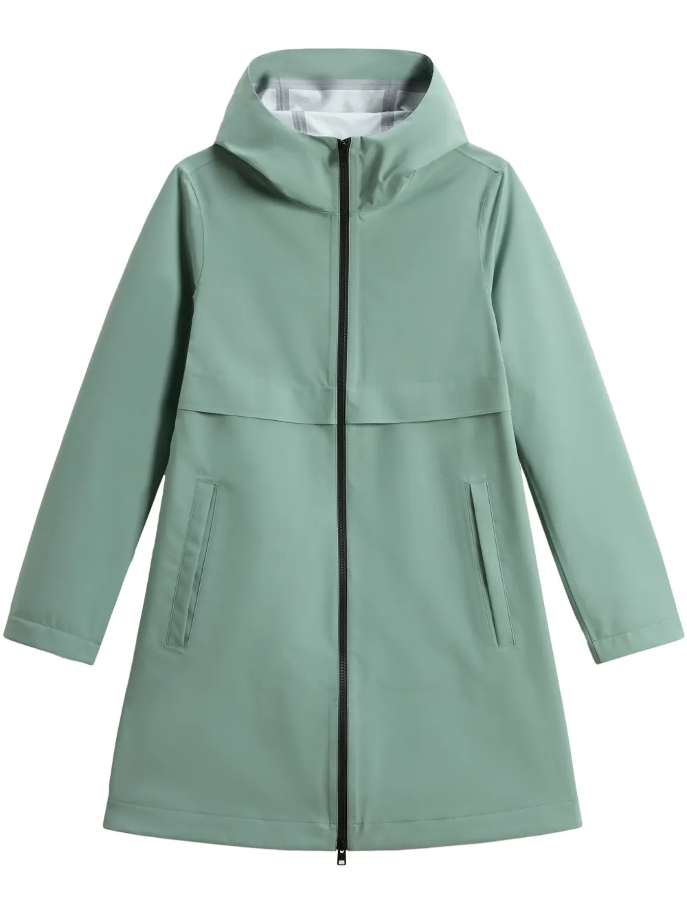 Woolrich light stretch parka coat - Verde