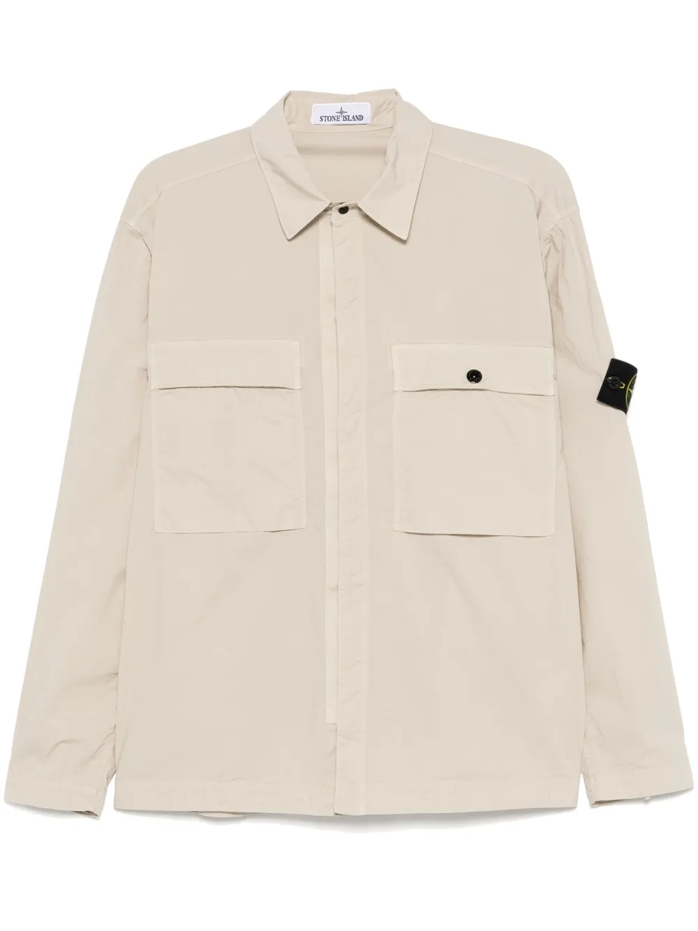 Stone Island Compass-badge overshirt - Toni neutri