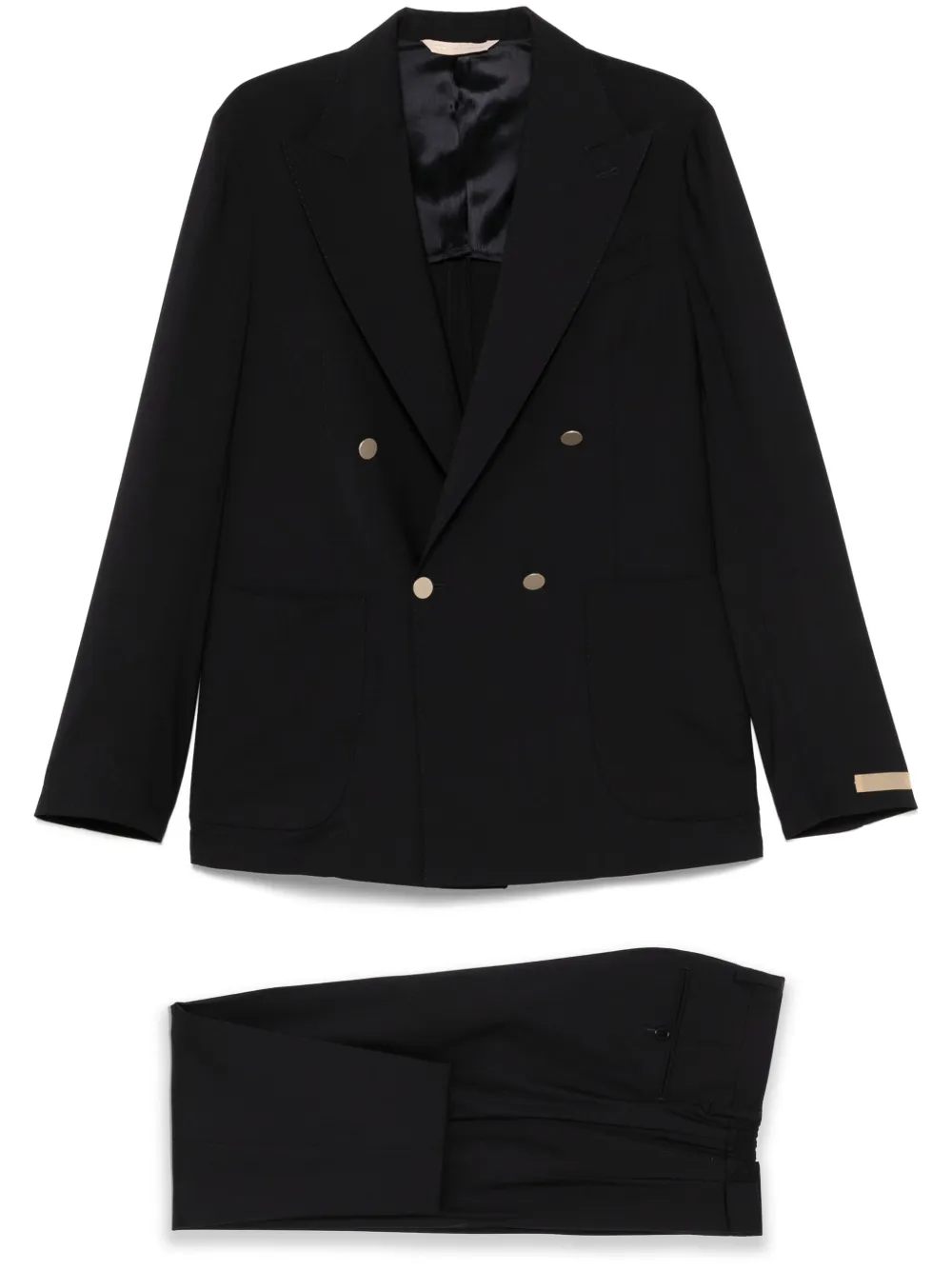 Briglia 1949 double-breasted suit - Nero