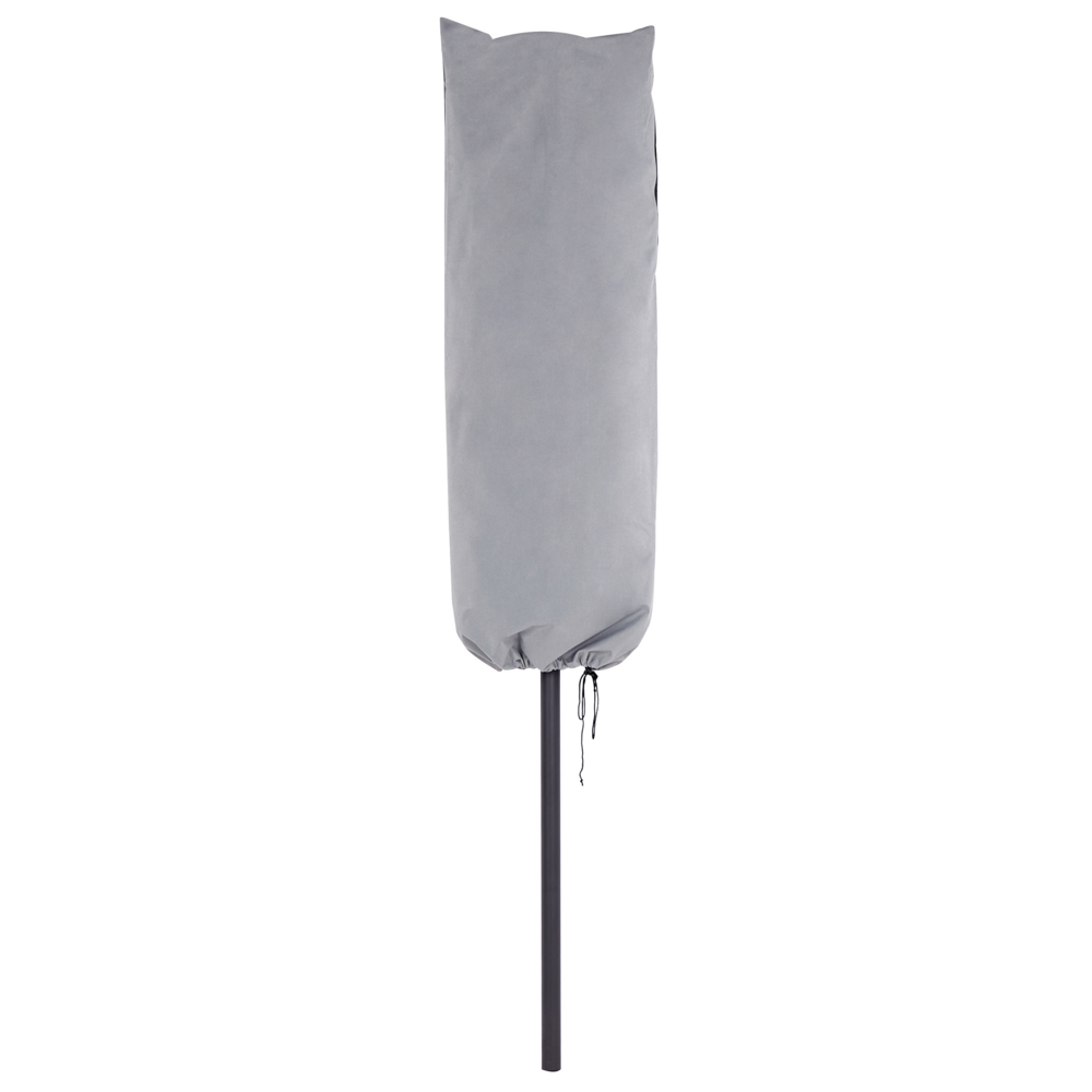 Copertura per ombrellone da giardino in tessuto rivestito in pvc grigio 157 x 69 x 53 cm