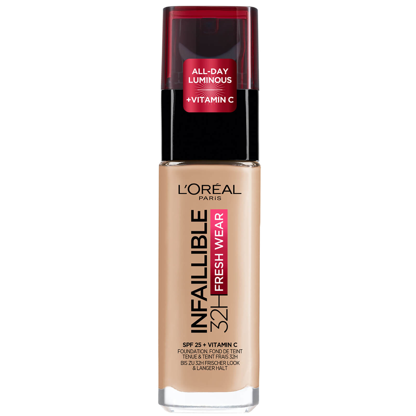 L'Oréal Paris Infallible 24hr Freshwear Liquid Foundation (Various Shades) - 125 Natural Rose