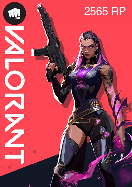 Valorant 25 Eur - 2565 Riot Points (Europe & Uk)