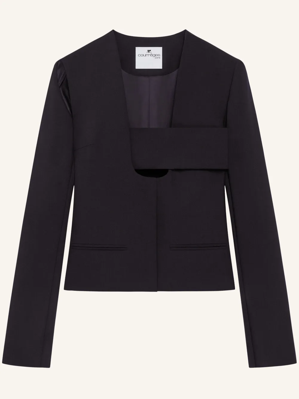 Courrèges Infinity jacket - Nero