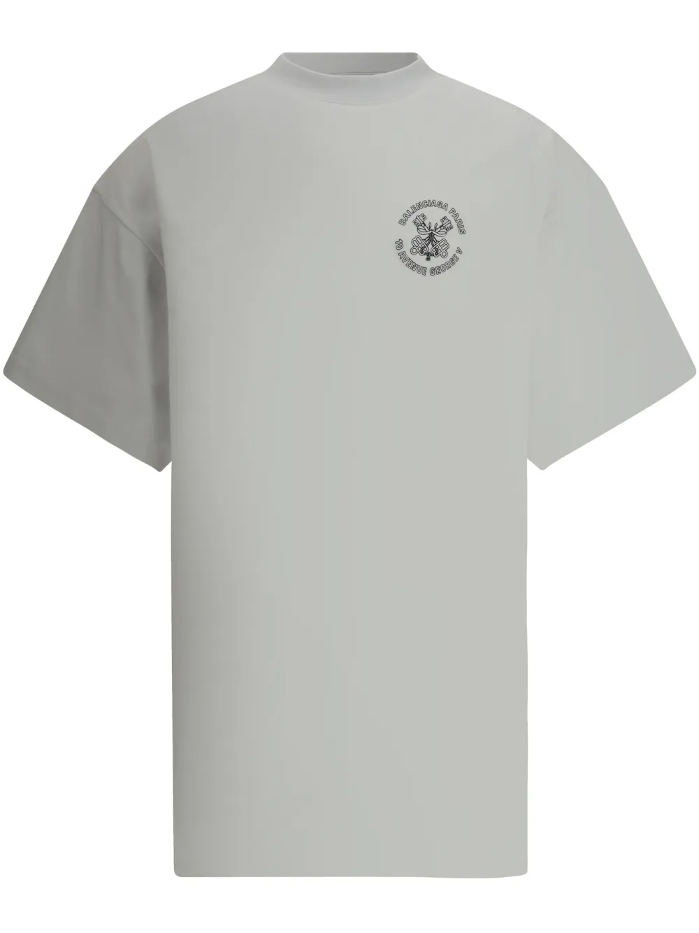Balenciaga logo-print T-shirt - Grigio