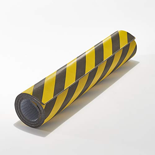Mottez A096Rlxja Mousse De Protection, Jaune Et Noir
