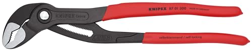 Knipex Cobra® Pince Multiprise De Pointe Grise Atramentisée, Gainées En Plastique Antidérapant 300 Mm 87 01 300