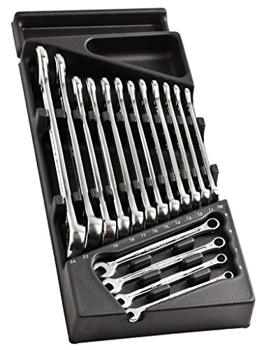 Facom - Module Mousse De 16 Clés Mixtes Ogv 6-24 Mm - Mod.440-1 - Compatible Avec Le Système De Rangement Modulaire Facom - Pour Professionnels Et Par