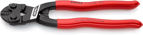 Knipex Cobolt® Coupe-Boulons Compact Noire Atramentisée, Gainées En Plastique 200 Mm 71 01 200