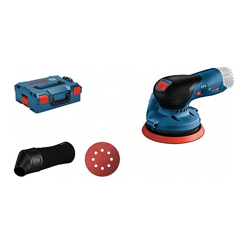 Bosch Professional 12V System Bosch Ponceuse Excentrique Sans-Fil Gex 12V-125 (Avec Plateau De Ponçage (125 Mm), 1 Disque Abrasif, Sac À Poussières, S