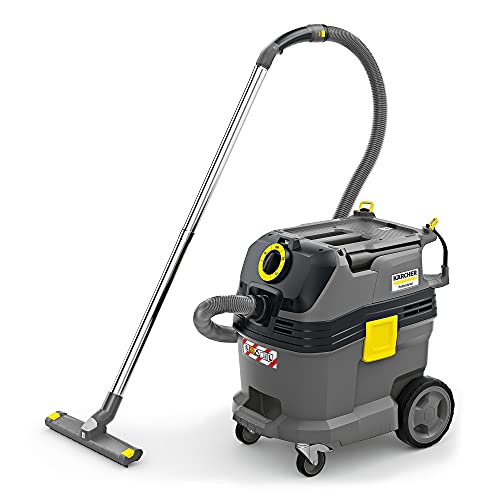 Kärcher Aspirateur Eau & Poussières Nt 30/1 Tact L, Gamme Professionnelle, Fonction Soufflerie, Puissance : 1380 W, Cuve : 30 L, Flexible : 7,5 M