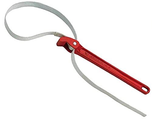 Facom - Clé À Sangle - 138A.30 - Sangle En Nylon Très Résistant - Capacité 0-125 Mm - Corps En Alliage D'Aluminium - Pour Éléments De Forme Irrégulièr