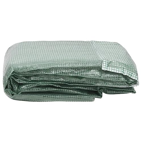 Vidaxl Couverture De Remplacement De Serre Housse De Rechange De Serre Filet D'Ombrage Tissu Pour Maison De Plantes (9 M²) 300X300X200 Cm Vert