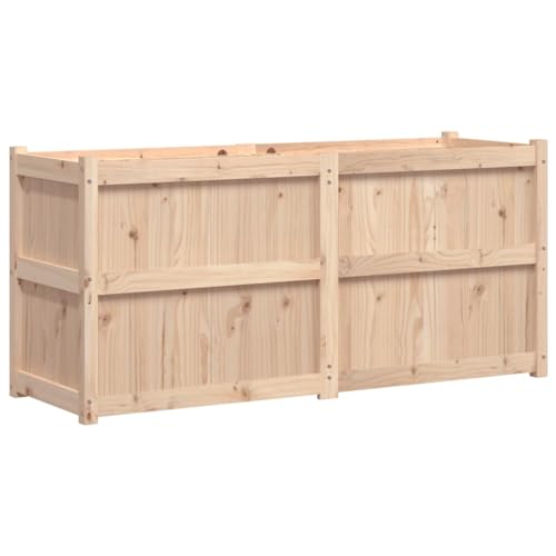 Vidaxl Jardinière 150X50X70 Cm Bois De Pin Massif