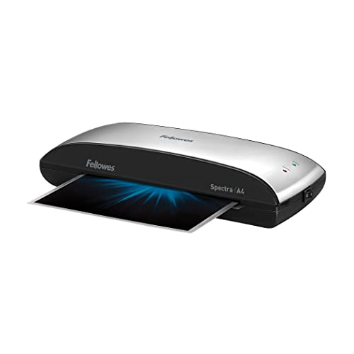 Fellowes Plastifieuse Spectra A4, Pour Plastifier À Chaud Pochettes De 80 À 125 Microns, Sans Bourrages, Arrêt Automatique, Loisirs Créatifs, 30Cm/Min