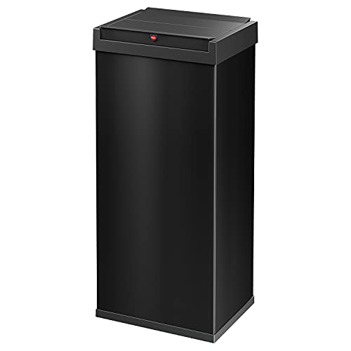 Hailo Big-Box Poubelle Rapide À Utiliser, Métal, Noir, 52 L