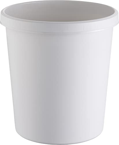 Helit H6106282 Grande Corbeille À Papier Gris 45 L