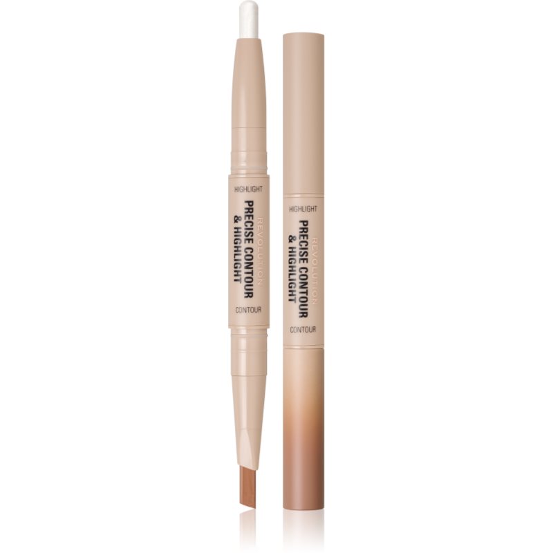 Makeup Revolution Precise Contour & Highlight Matitone Doppio Per Contouring Colore Light 1.45 G
