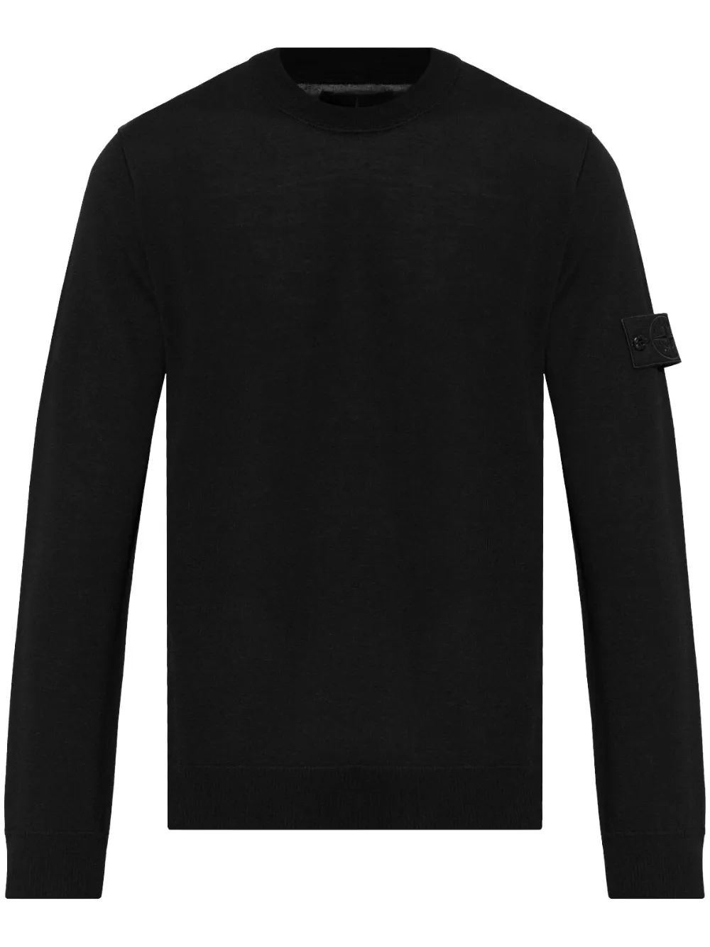 Stone Island Compass-motif jumper - Nero