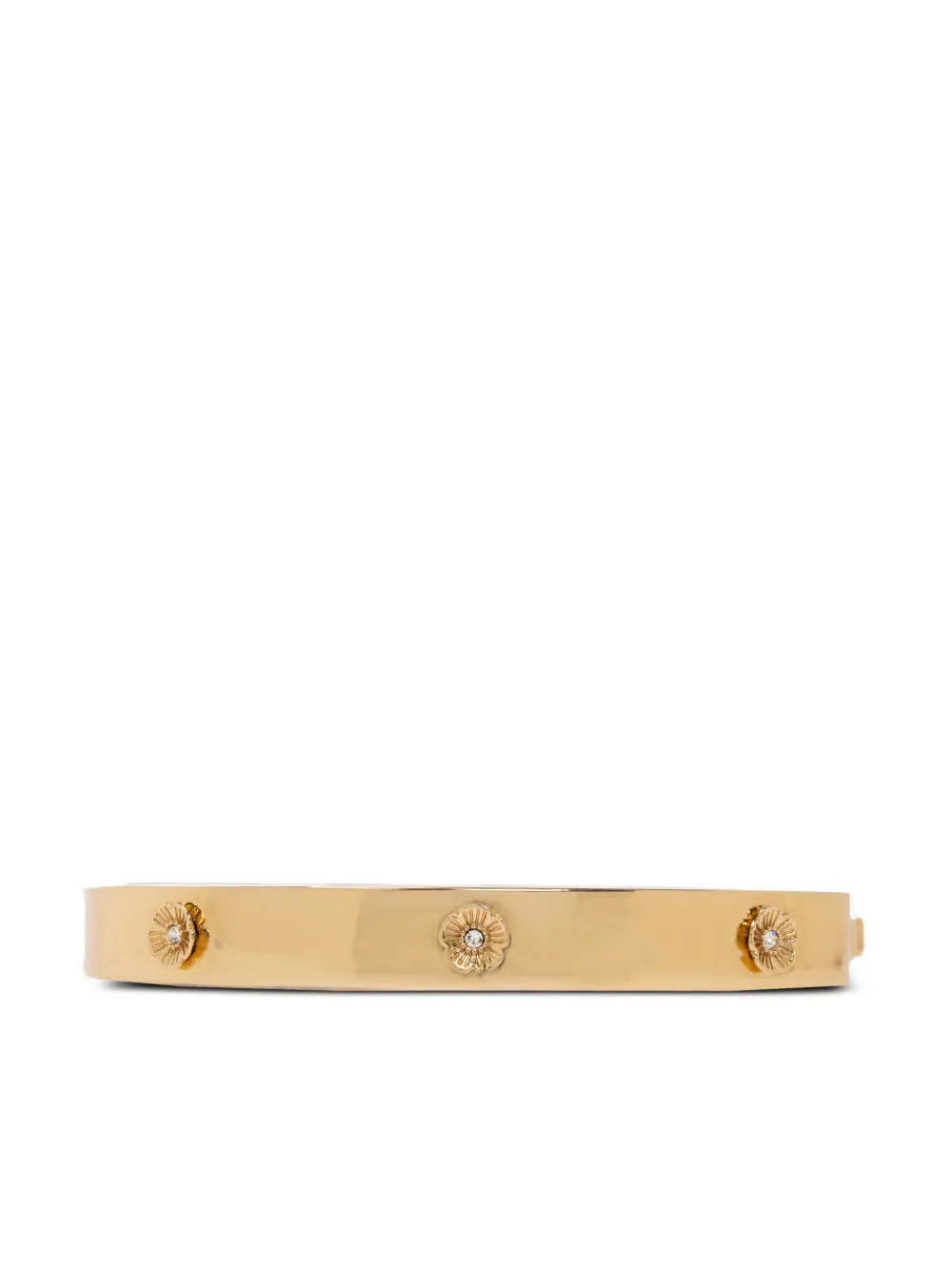 Coach floral-appliqué bracelet - Oro