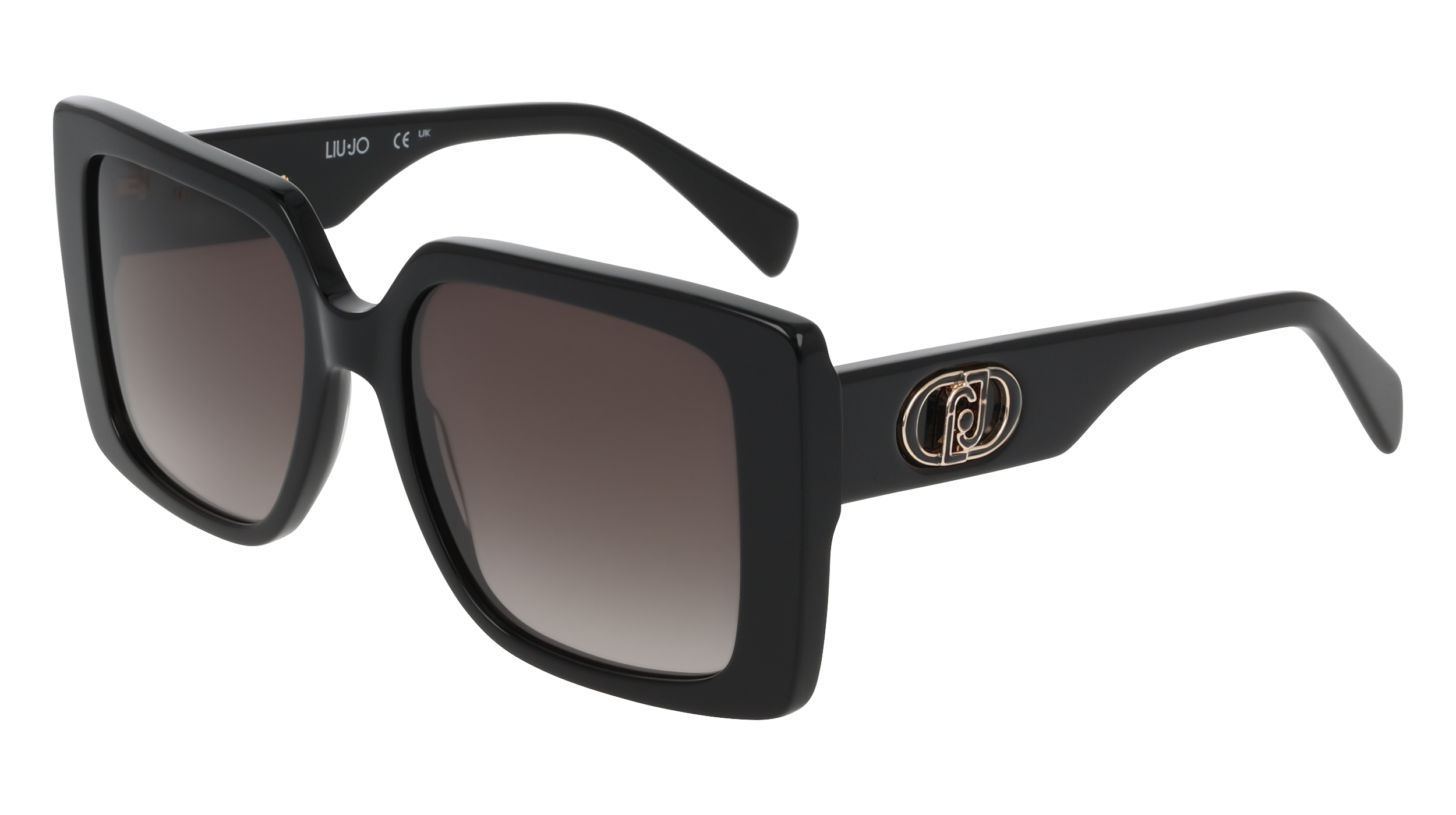 Liu Jo Donna Lj816S 001 Occhiali Da Sole Acetato Nero Squadrata Normale