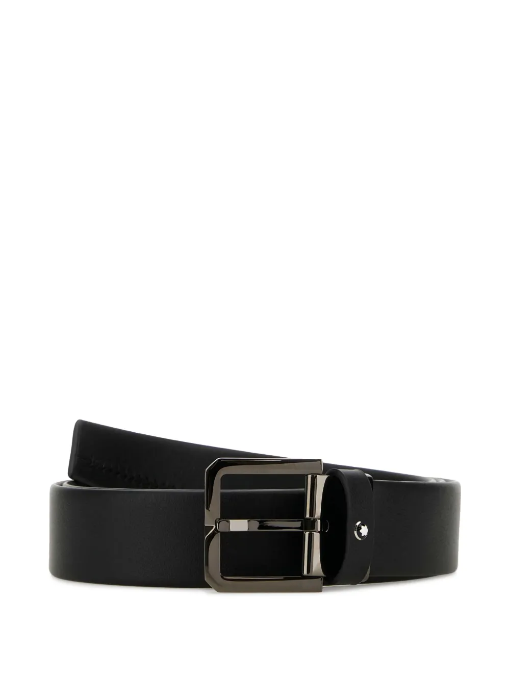 Montblanc leather belt - Nero