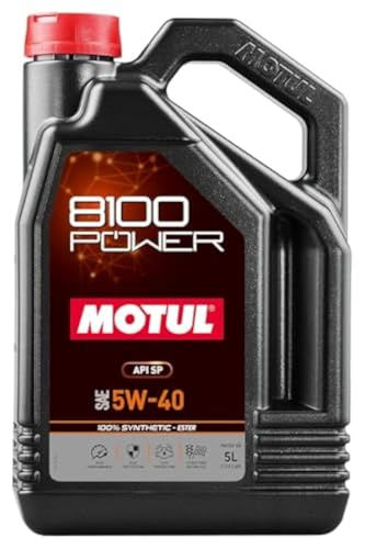 Motul Olio Lubrificante Motore Alte Prestazioni 8100 Power 5W40 5L 111809