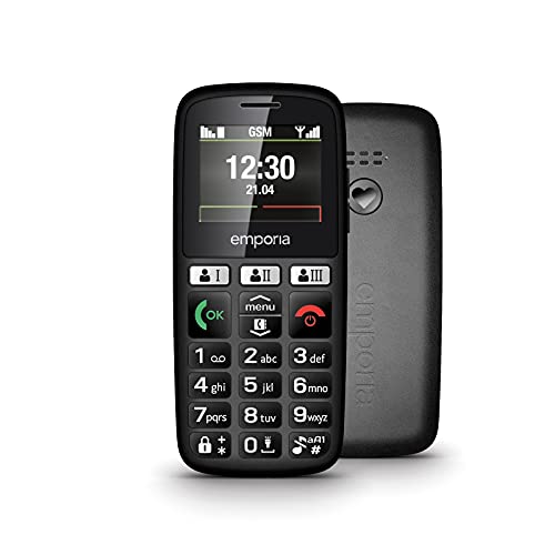 Emporia Happy - Mobile Phone, Black [Germania]