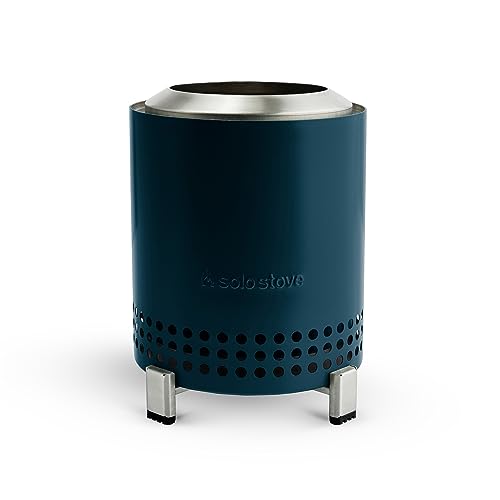 Solo Stove Mesa - Braciere Da Tavolo Con Supporto, Mini Fuoco Per Città E Periferi, Funzionamento A Pellet O Legno, Sicuro, In Acciaio Inox, Con Borsa