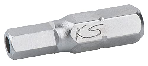 Ks Tools 911.2950 1/4" Inserto P.Viti A Esagono Incassato C.Foro,6Mm,25Mm,Cf.Da 5