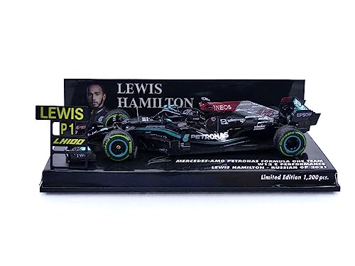Minichamps 410211544 1:43 Mercedes-Amg Petronas Formula Uno Team W12 E Performance-Lewis Hamilton-Sochi Gp 2021 Auto Da Collezione In Miniatura, Multi