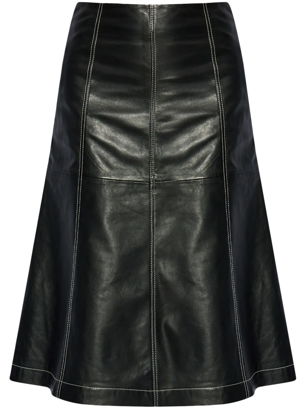 Gestuz leather skirt - Nero
