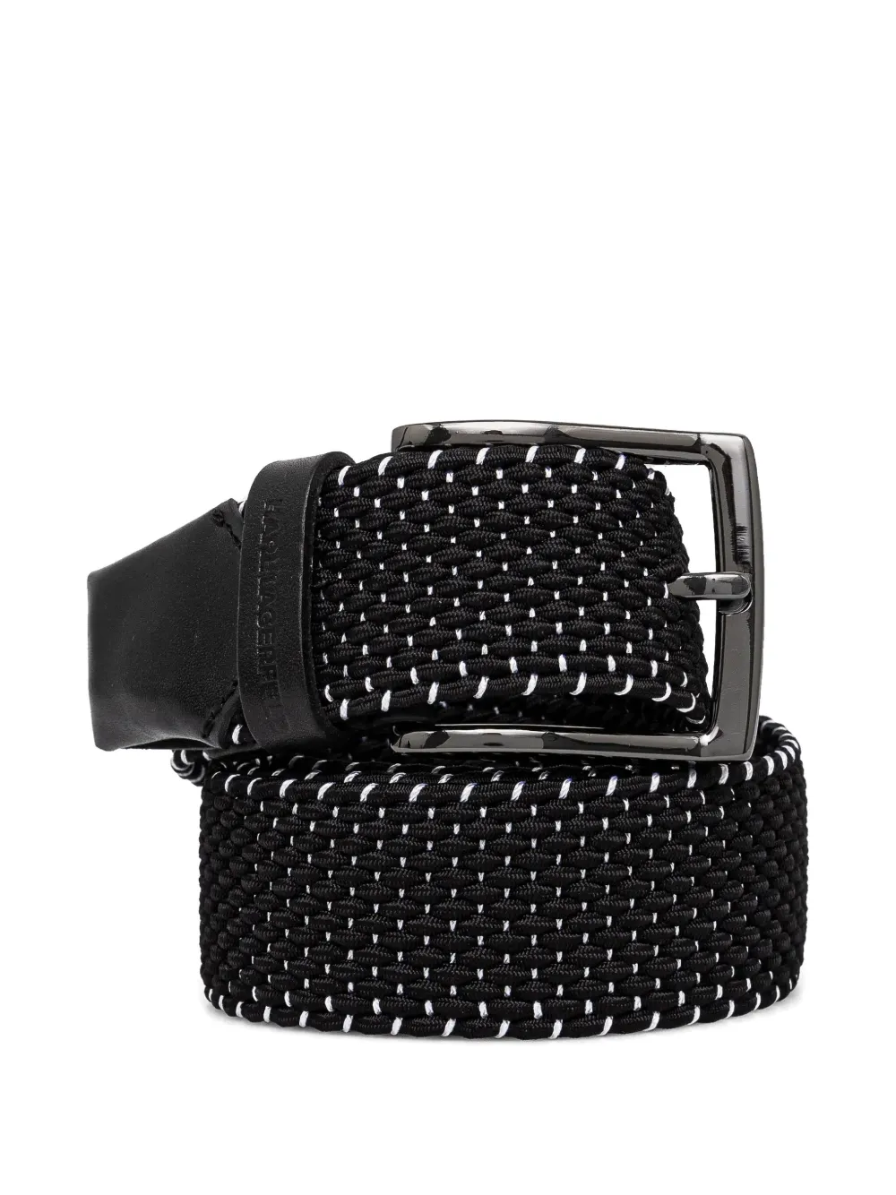 Karl Lagerfeld buckle-fastening belt - Nero