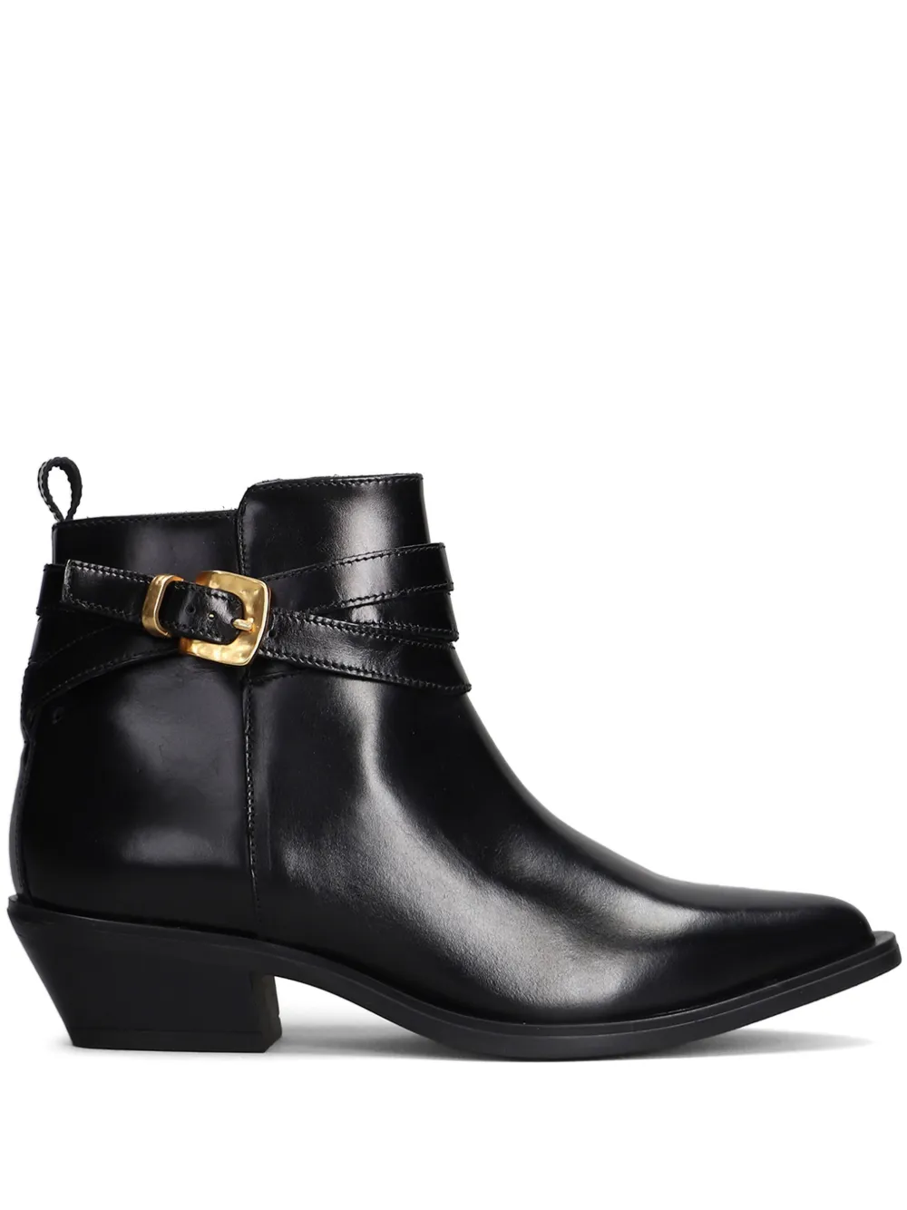 Carmens 45mm Kelly Wrap ankle boots - Nero